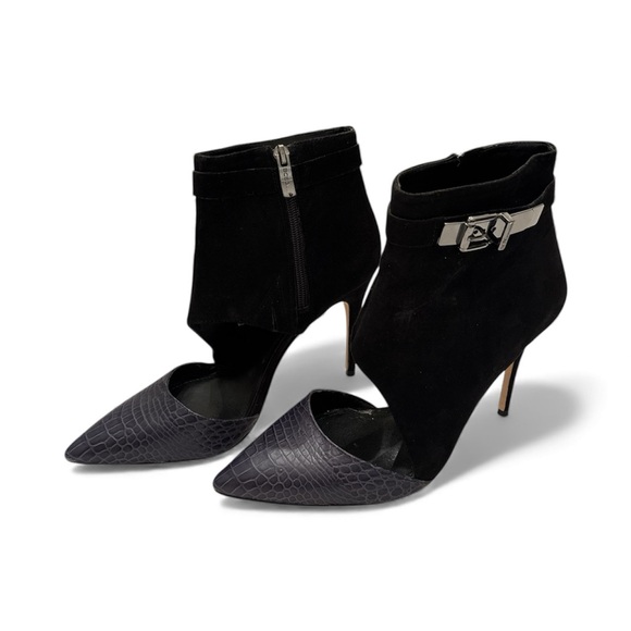 BCBGeneration Shoes - BCBGeneration Black and Blue Heeled Boots